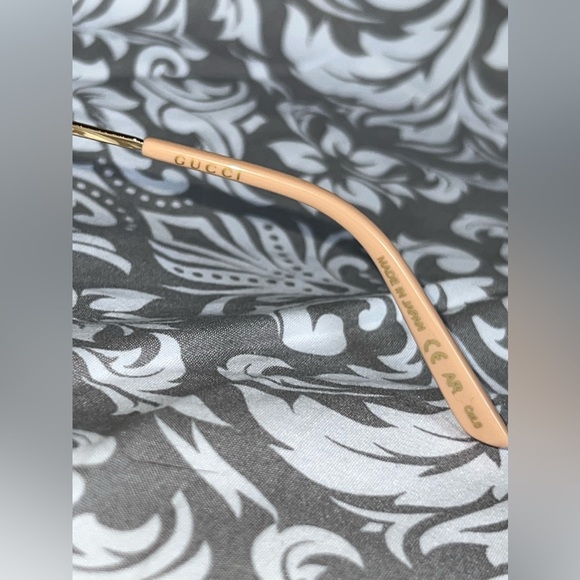 BRAND NEW GOLD GUCCI FRAMES AUTHENTIC NO CASE FAST SHIPPING AS ALWAYS - Picture 12 of 13